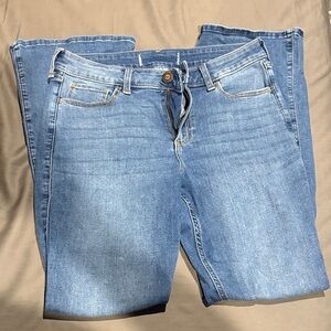 Hollister Light Blue Straight Leg Jeans